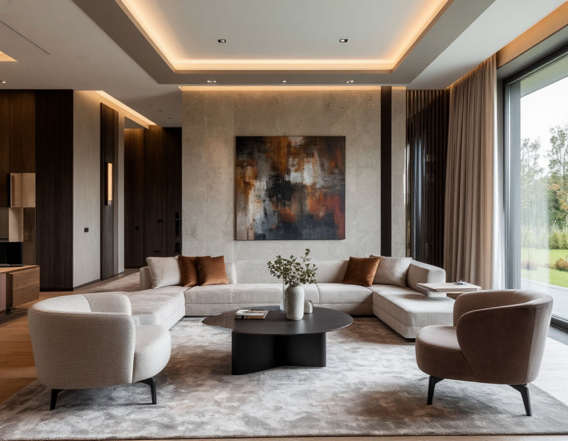 Отделка современных коттеджей в Красногорске (Подмосковье)