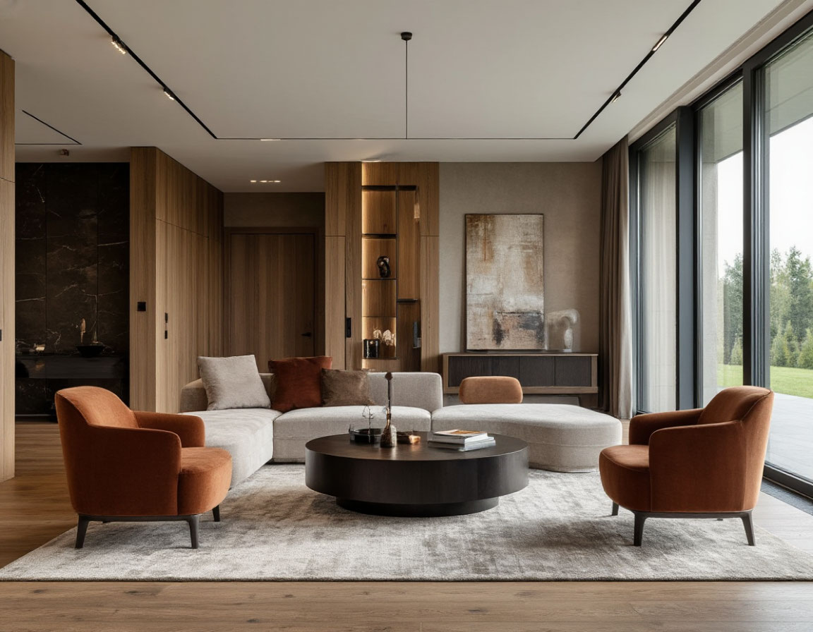 Шикарный дизайнерский интерьер и экстерьер