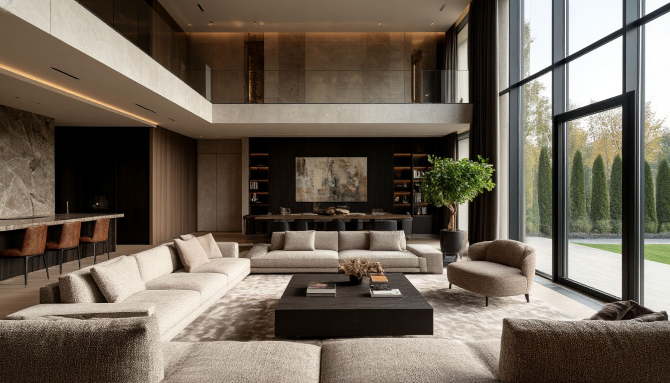 Цена элитной отделки в Москве (Коммунарака). Дизайн в одной цветовой гамме. 